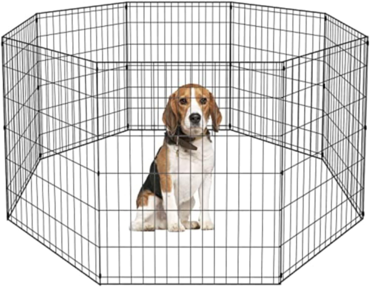 36" Tall Dog Playpen Crate Fence Pet Kennel Play Pen Exercise Cage