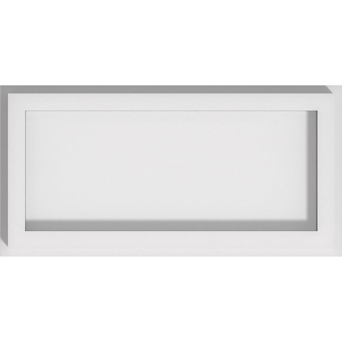 Ekena Millwork 24"W x 16"H x 7"ID x 7 1/2"C x 1"P Zoe Architectural Grade PVC Contemporary Ceiling Medallion CMP36X18RE