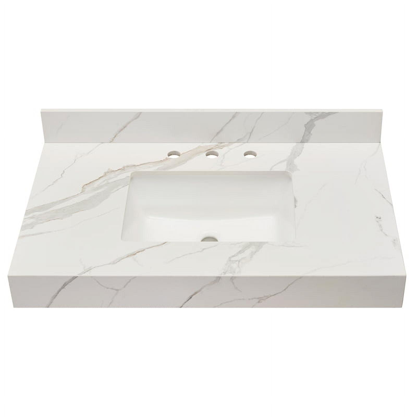 Marseille 36'' Composite Single Bathroom Vanity Top with Sink