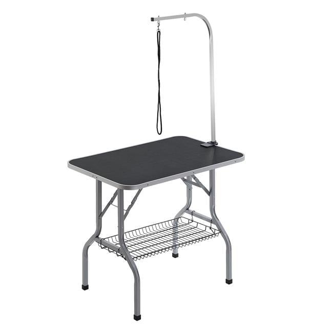 63'' H x 36'' W x 24'' D Metal Foldable Folding Grooming Table