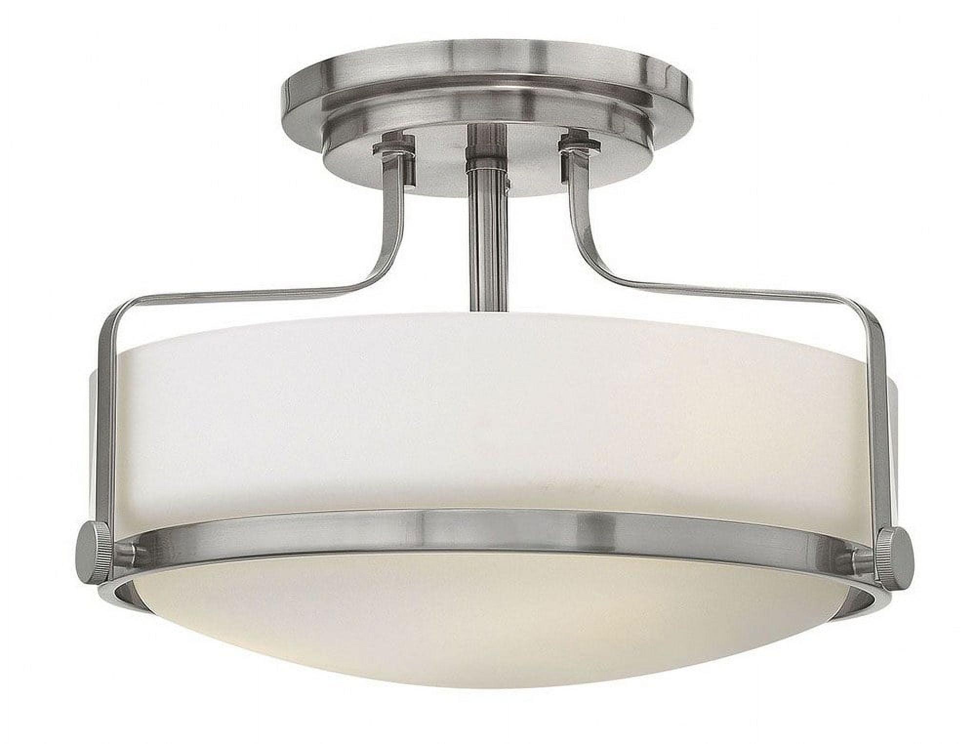 Harper Glass Semi Flush Mount