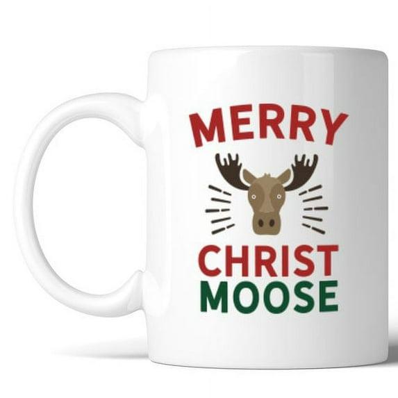 365 Printing Inc Merry Christ Moose Ceramic Mug