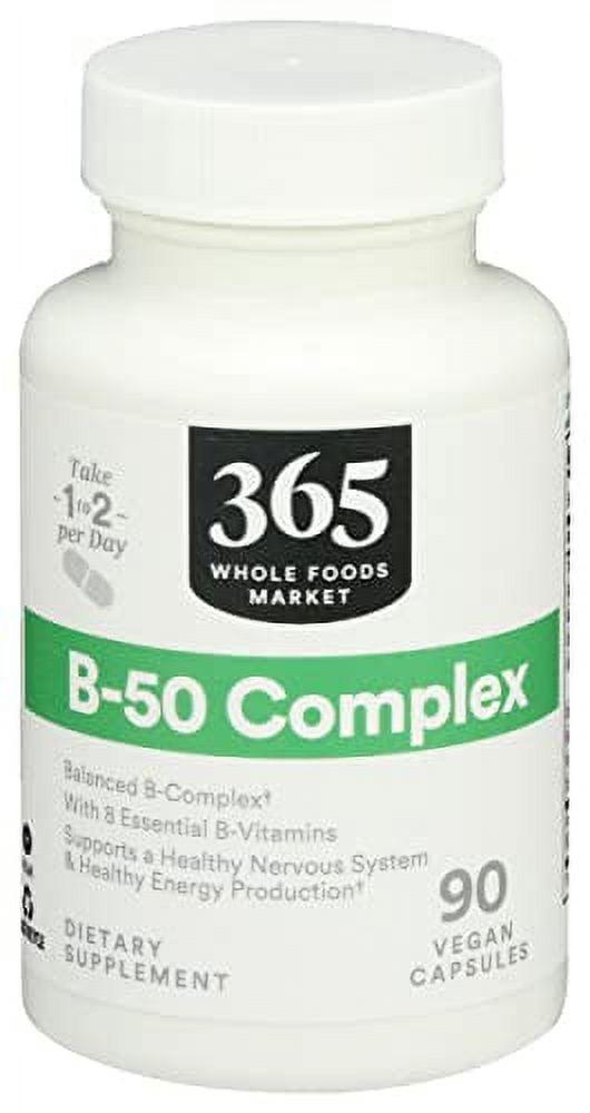 Vitamin B50 Complex 90 Vegan Capsules for Adults