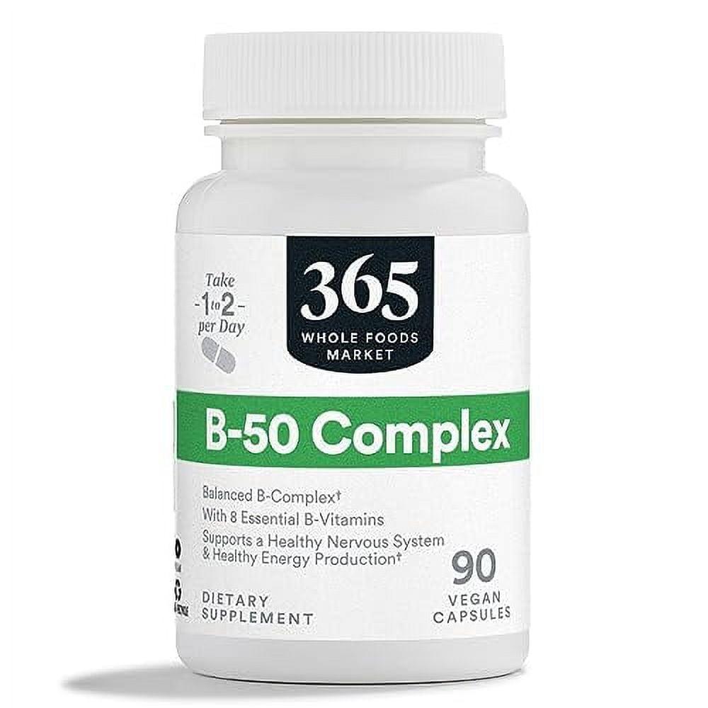 Vitamin B50 Complex 90 Vegan Capsules for Adults