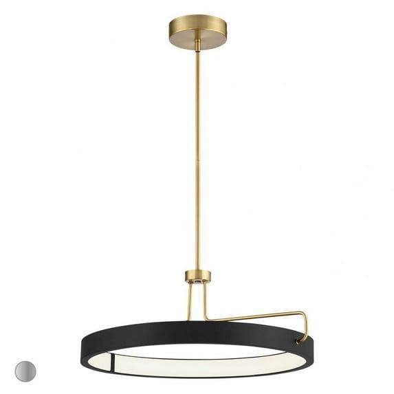 26 Inch 32W 1 Led Convertible Pendant-Black Finish Eurofase Lighting 37082-017