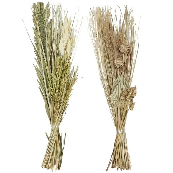 38" Dried Plant Natural Foliage Pigeon pea Bouquet, by DecMode (2 Count)