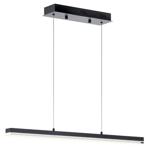39.25 Inch 32W 1 Led Linear Chandelier Elan Lighting 83593Mbk