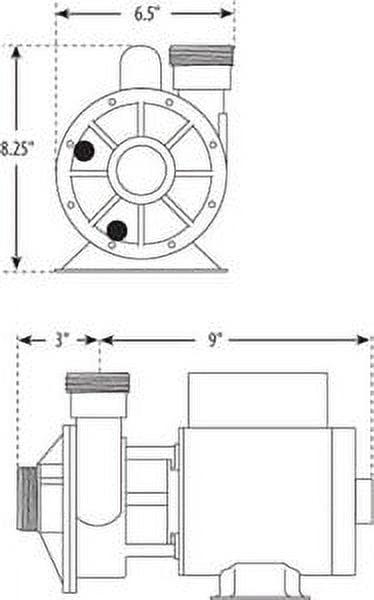 Iron Might 230V 1/15hp Circulation Pump with 48 Frame