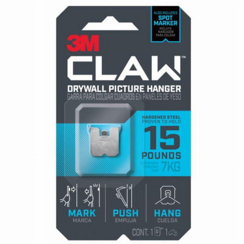 3M CLAW 15 lb Steel Drywall Picture Hanger with Spot Marker