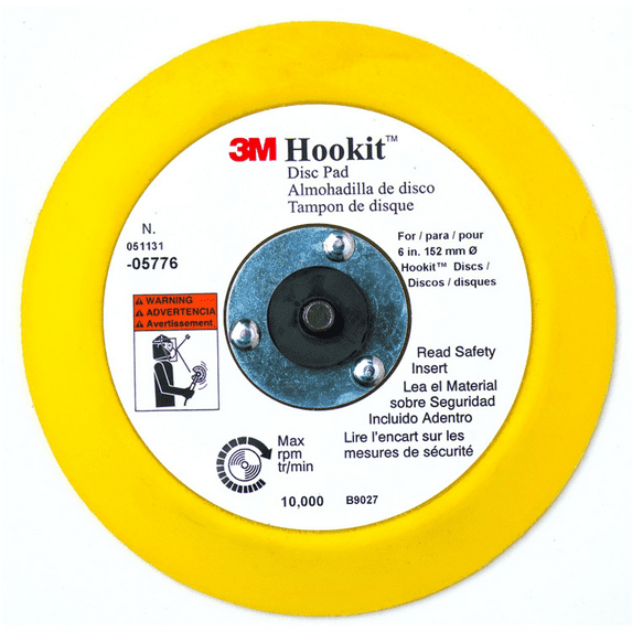 3M Automotive 5776 6" 3M Hookit Disc Pad (EA)