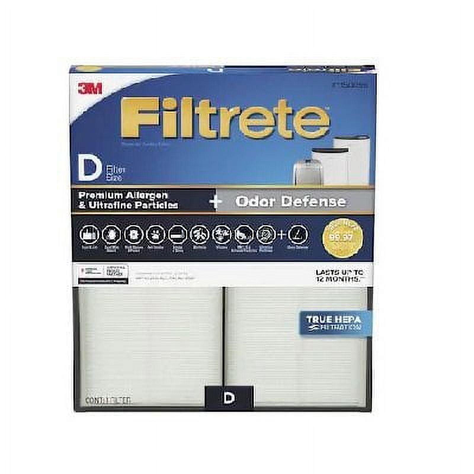 3M Filtrete True HEPA Air Purifier Filter 1150099, 99.97% Efficiency Compatible with Idylis