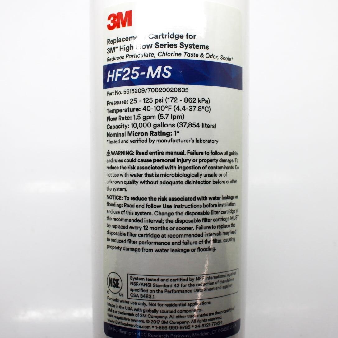 3M HF25-MS 13.7" Replacement Cartridge for Brew125-Ms Water Filtration System