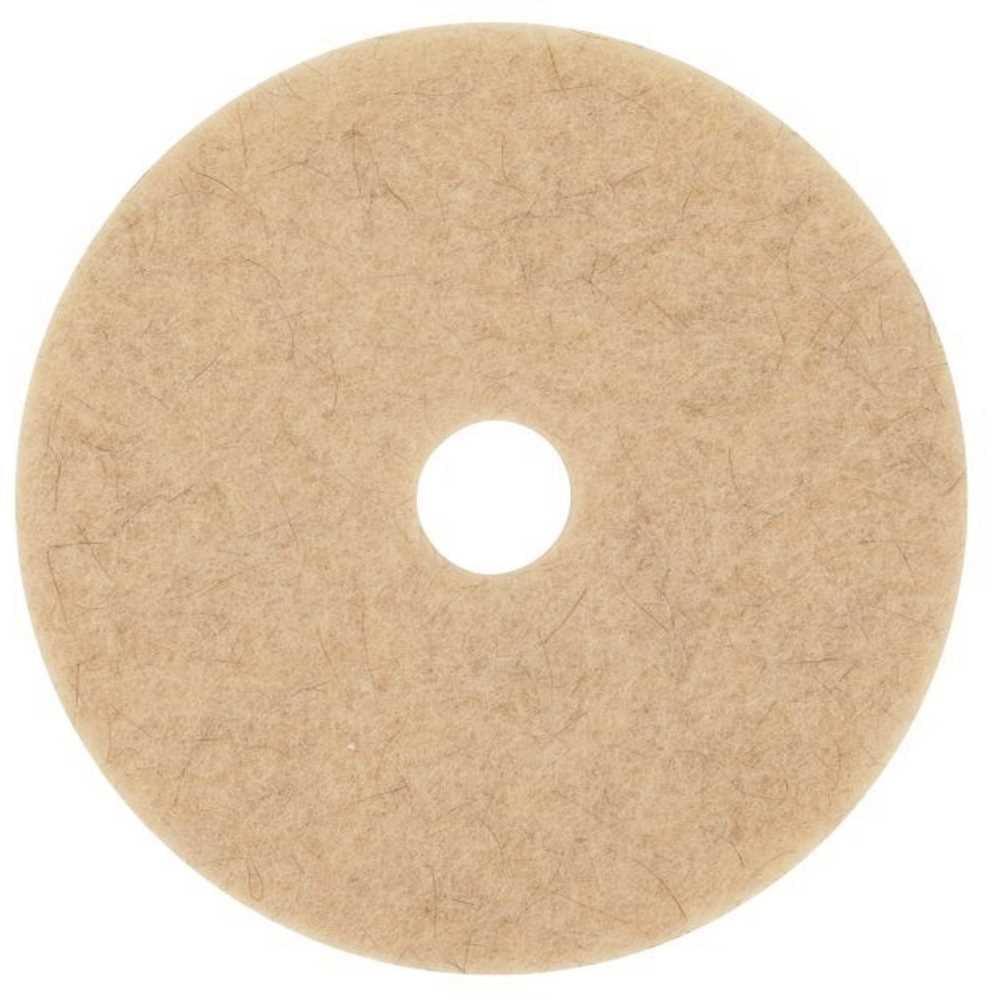 20-Inch Tan Natural Blend Burnishing Pad