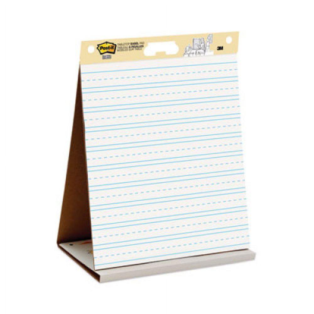 Post-it Super Sticky Tabletop Easel Pad, White, Lined, 20 in. x 23 in., 1 Pads