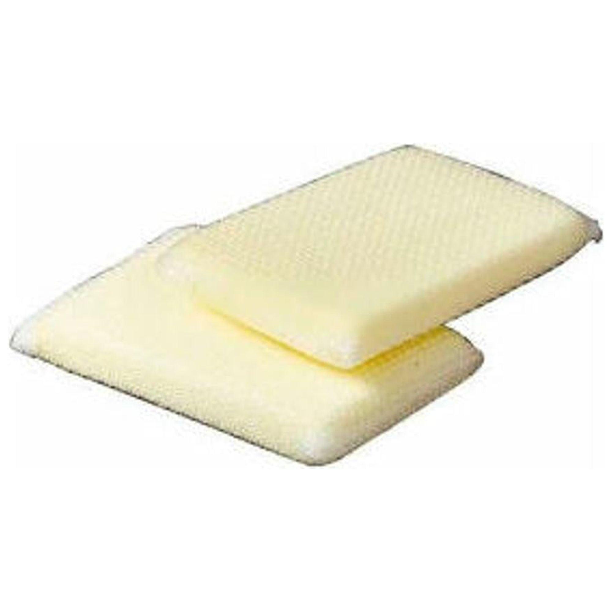 Non-Scratch Yellow Mesh-Wrapped Urethane Sponge Pads