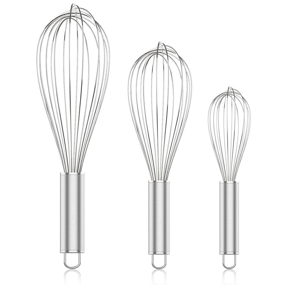 Stainless Steel Balloon Whisk Set, 3 Sizes