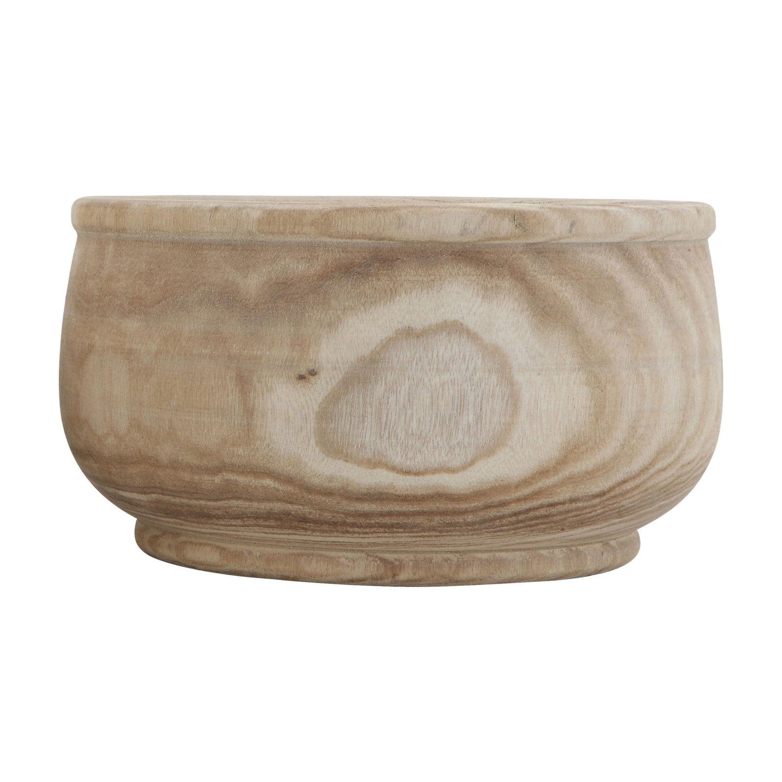 7.5" x 14" Paulownia Wood Planter Natural - Storied Home