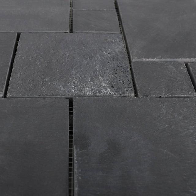 3rd Street Inn Black Slate Stone Tile