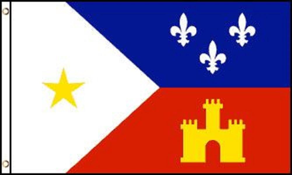 3x5 Acadiana Flag French Louisiana Banner Cajun Pennant Indoor Outdoor New