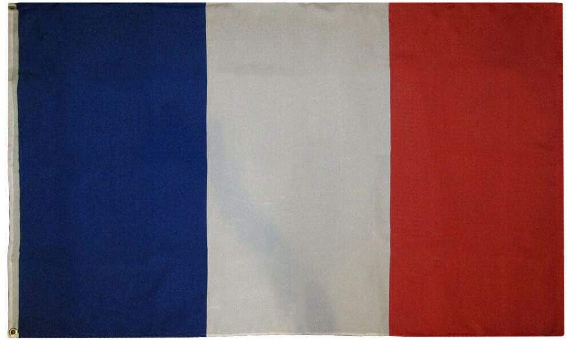 France National Flag Polyester Fiber 3x5 Feet Flag, Bright Colors And Anti-ultraviolet Fade Flag Indoor Outdoor Banner