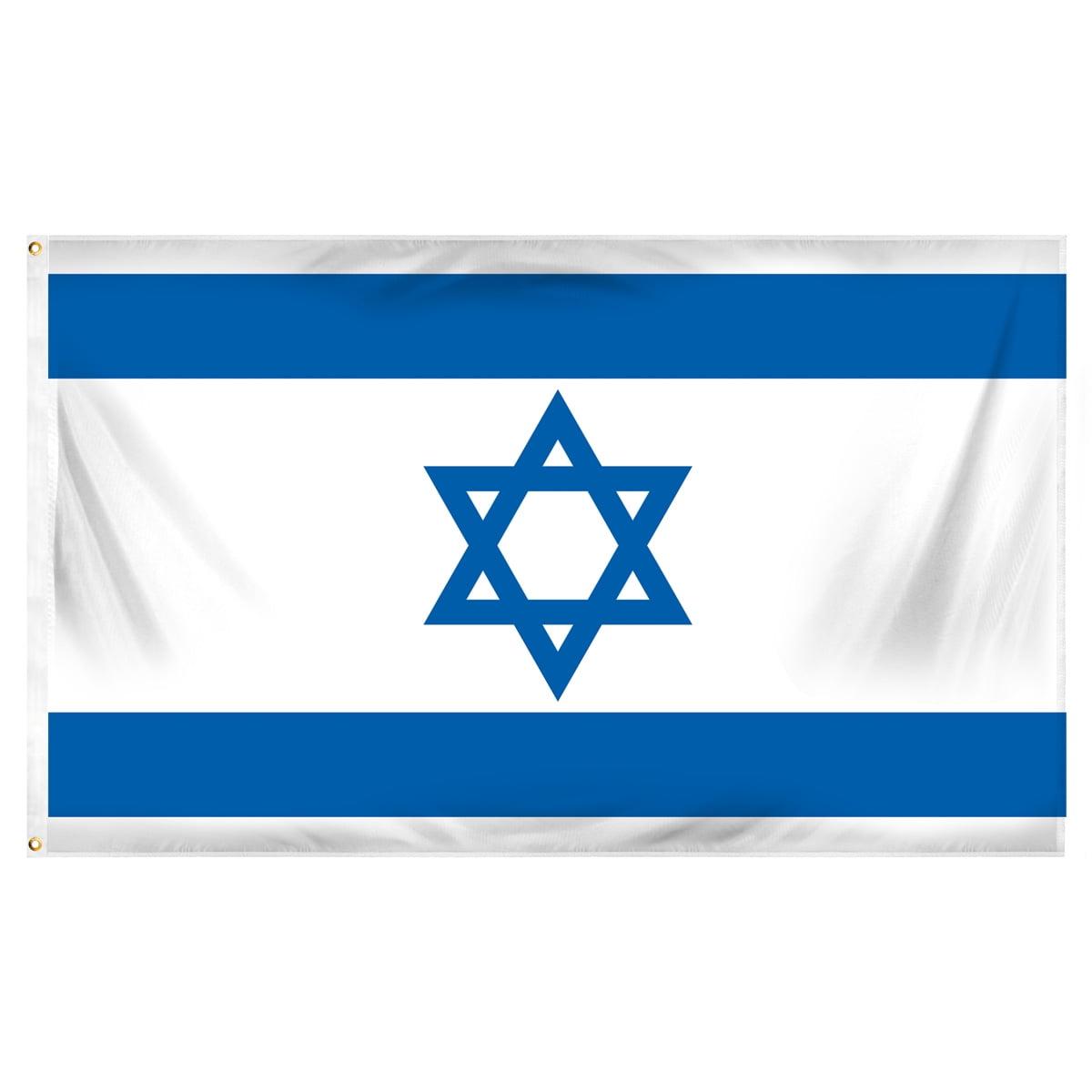 Israeli National Flag 3x5 Feet Polyester Banner