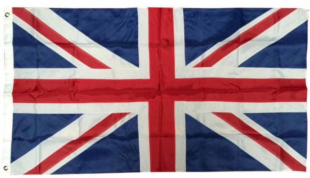 3' x 5' Multicolor Nylon United Kingdom Flag with Brass Grommets