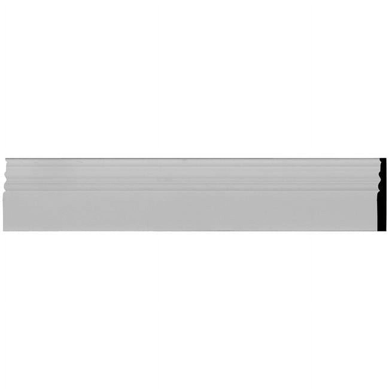 Ekena Millwork 4 1/2"H x 1/2"P x 94 1/2"L Kepler Baseboard Moulding
