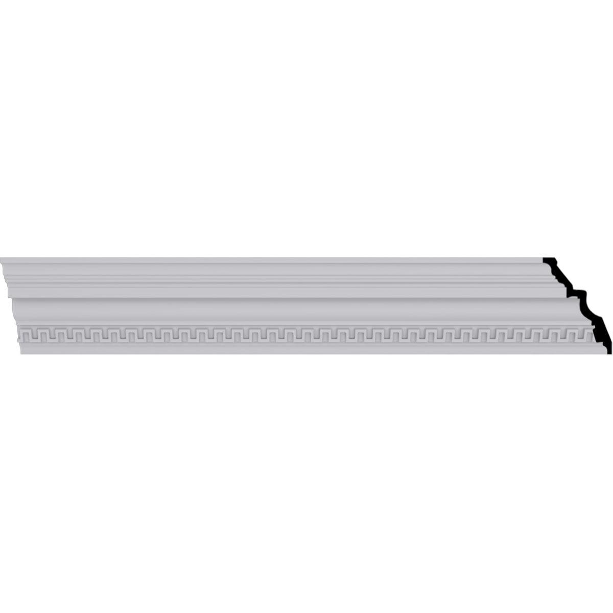 4 3/4"H x 3 3/8"P x 5 7/8"F x 94 1/2"L Nestor Crown Moulding