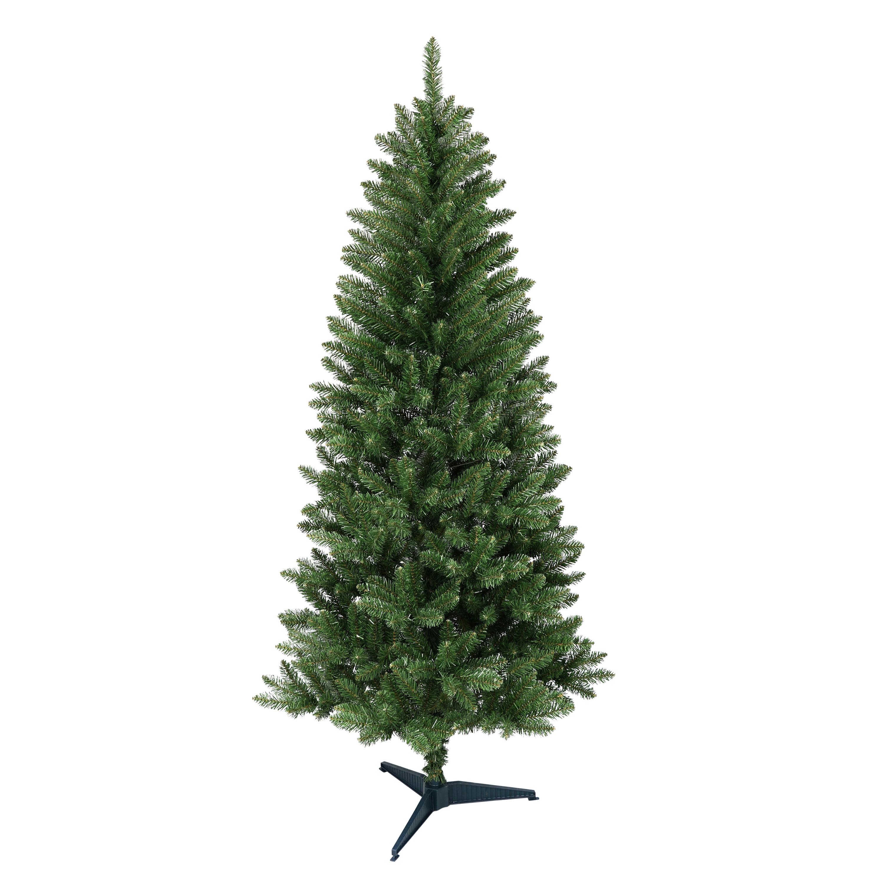 4' Green Pine Artificial Christmas Tree with Metal Stand