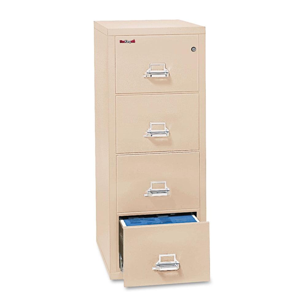 Fireproof 20.8125'' Wide 4 -Drawer Steel File Cabinet