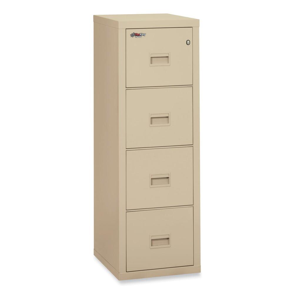 FireKing Compact Turtle® 17.75'' Wide 4 -Drawer Steel File Cabinet