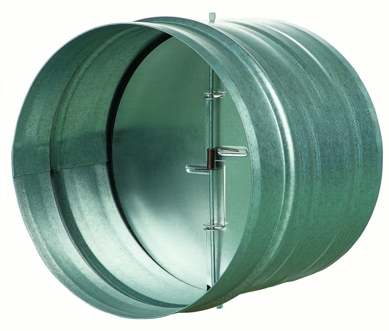 4'' inch Galvanized Steel Backdraft Damper with Rubber Gasket for Round Duct