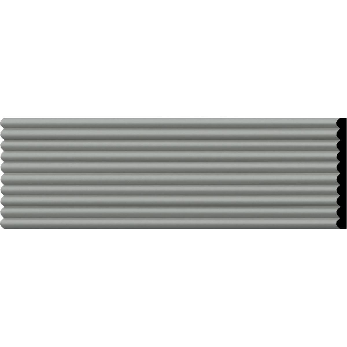 Ekena Millwork 4"H x 3/8"P x 94 1/2"L Fluted Panel Moulding