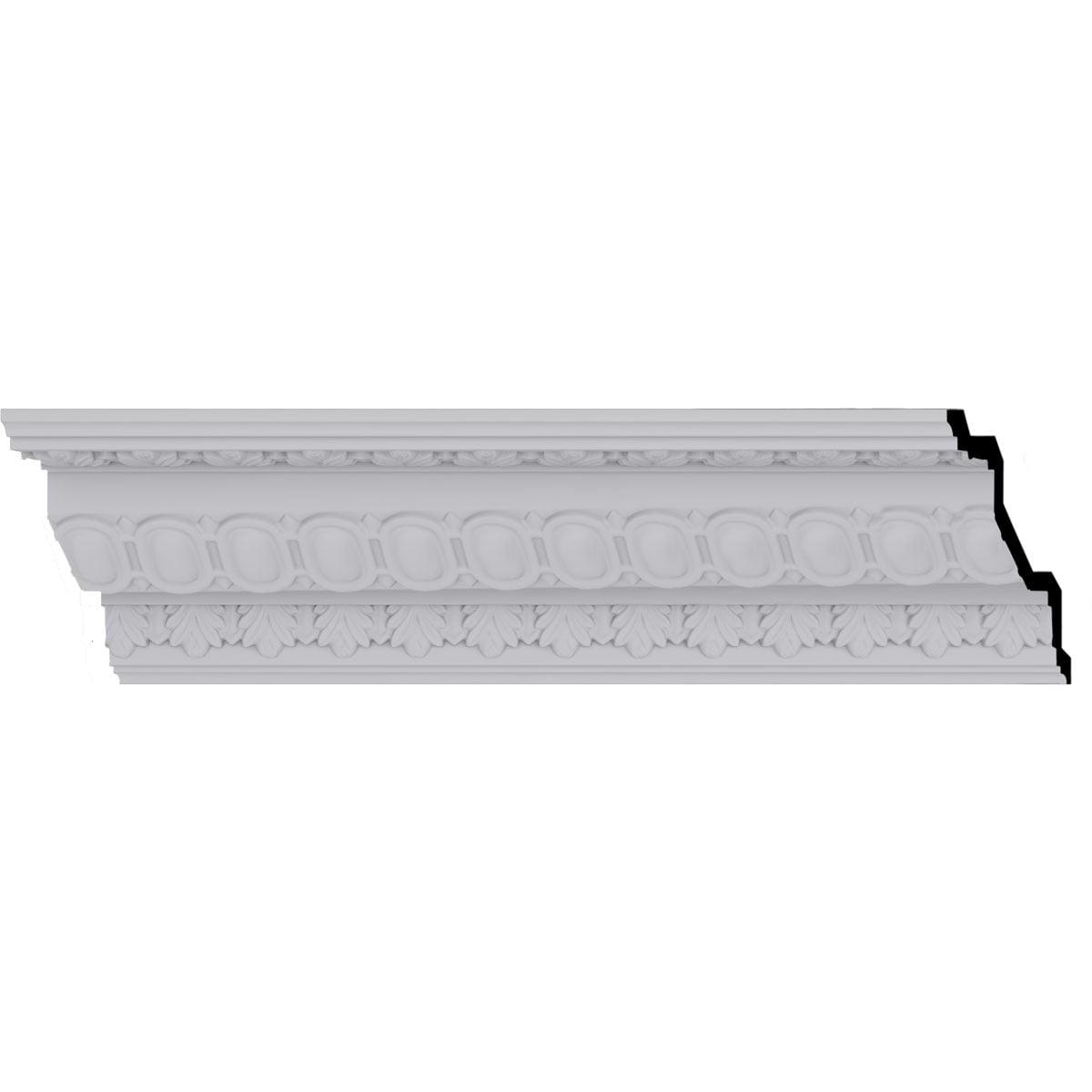 4"H x 4"P x 5 3/4"F x 94 1/2"L, (1 1/4" Repeat), Egg and Dart Crown Moulding