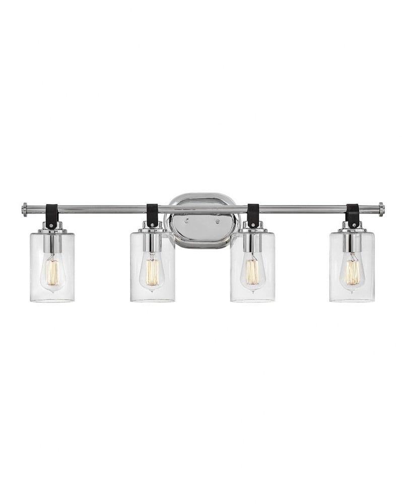 4 Light Bath Vanity In Traditional And Rustic Style 32 Inches Wide By 9.5 Inches High-Heritage Brass Finish Hinkley Lighting 52884Hb