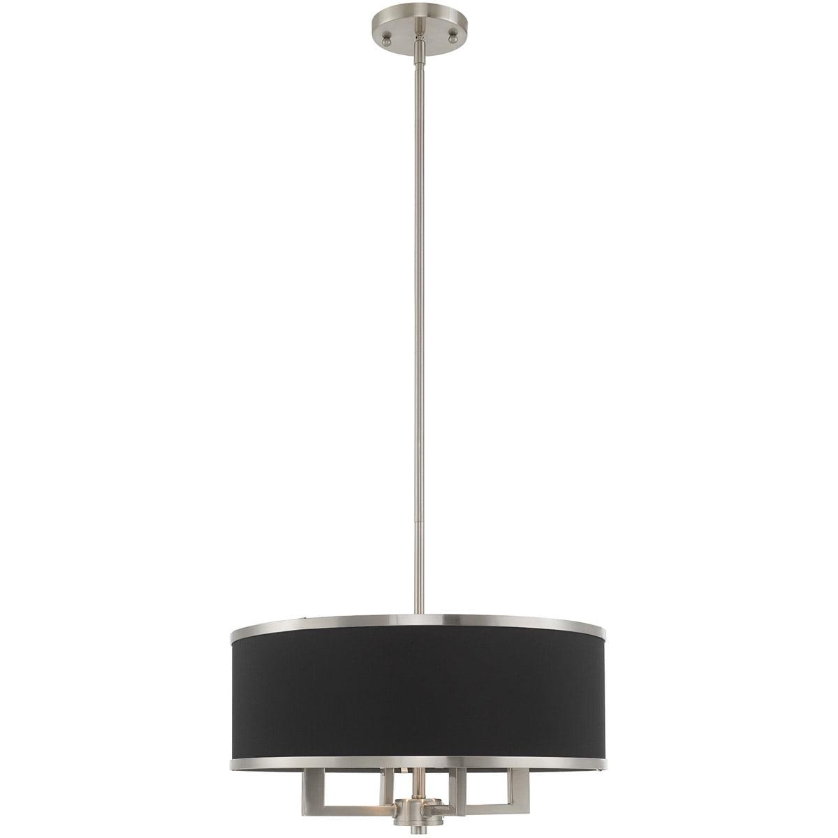 Livex Lighting Park Ridge 4 - Light Chandelier in  Brushed Nickel