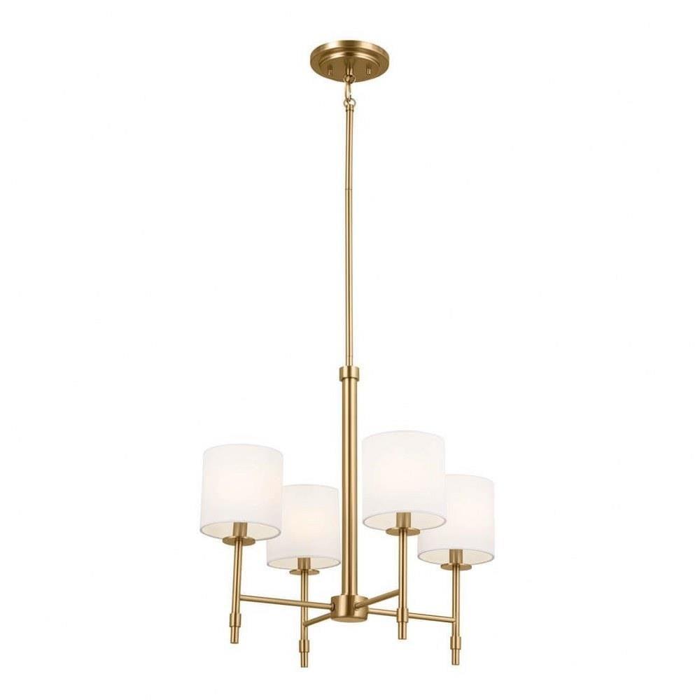 Kichler Lighting Ali 4 - Light Chandelier in  Brushed Natural Brass