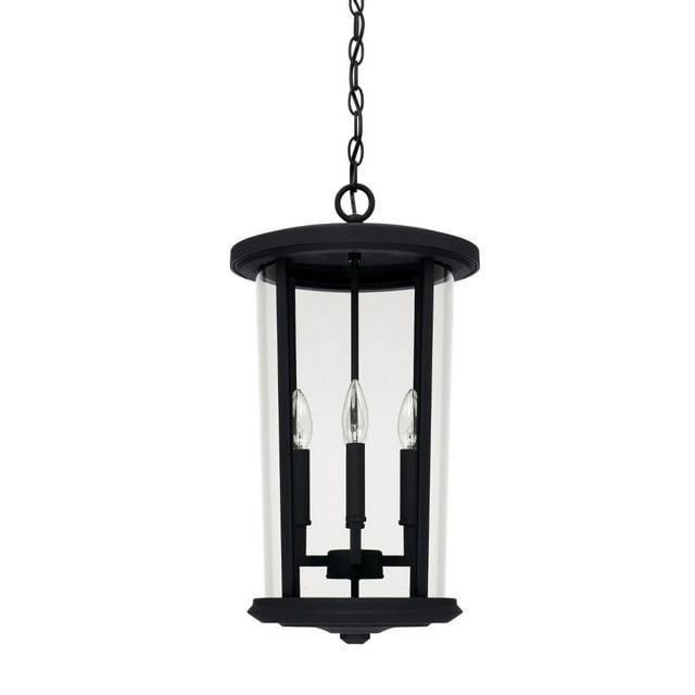 4 Light Outdoor Hanging Lantern In Transitional Style 12 High By 21.75 Wide Rain Or Shine Made For Coastal Environments-Black Finish Capital Lighting