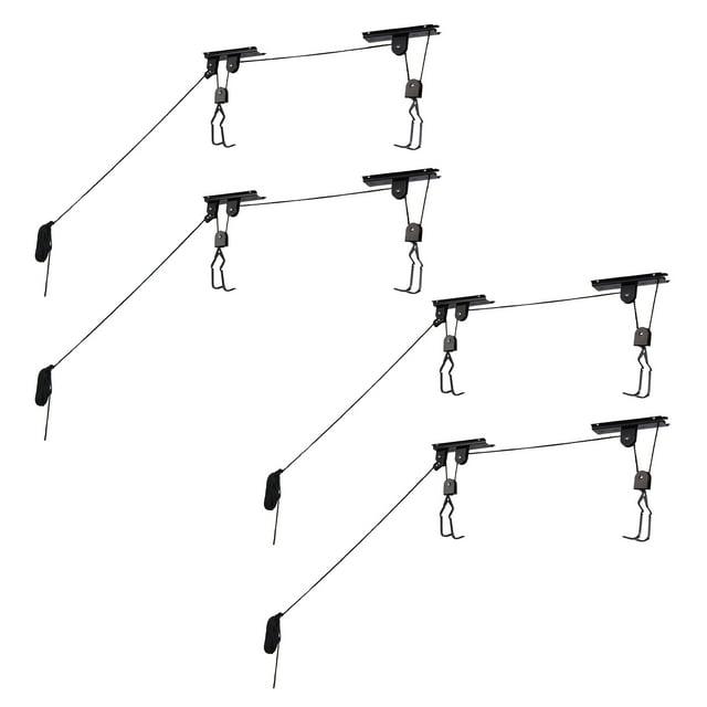 4-Pack RAD Cycle Products Bike Lift Hoist Garage Mtn Bicycle Hoist 100LB Capacity