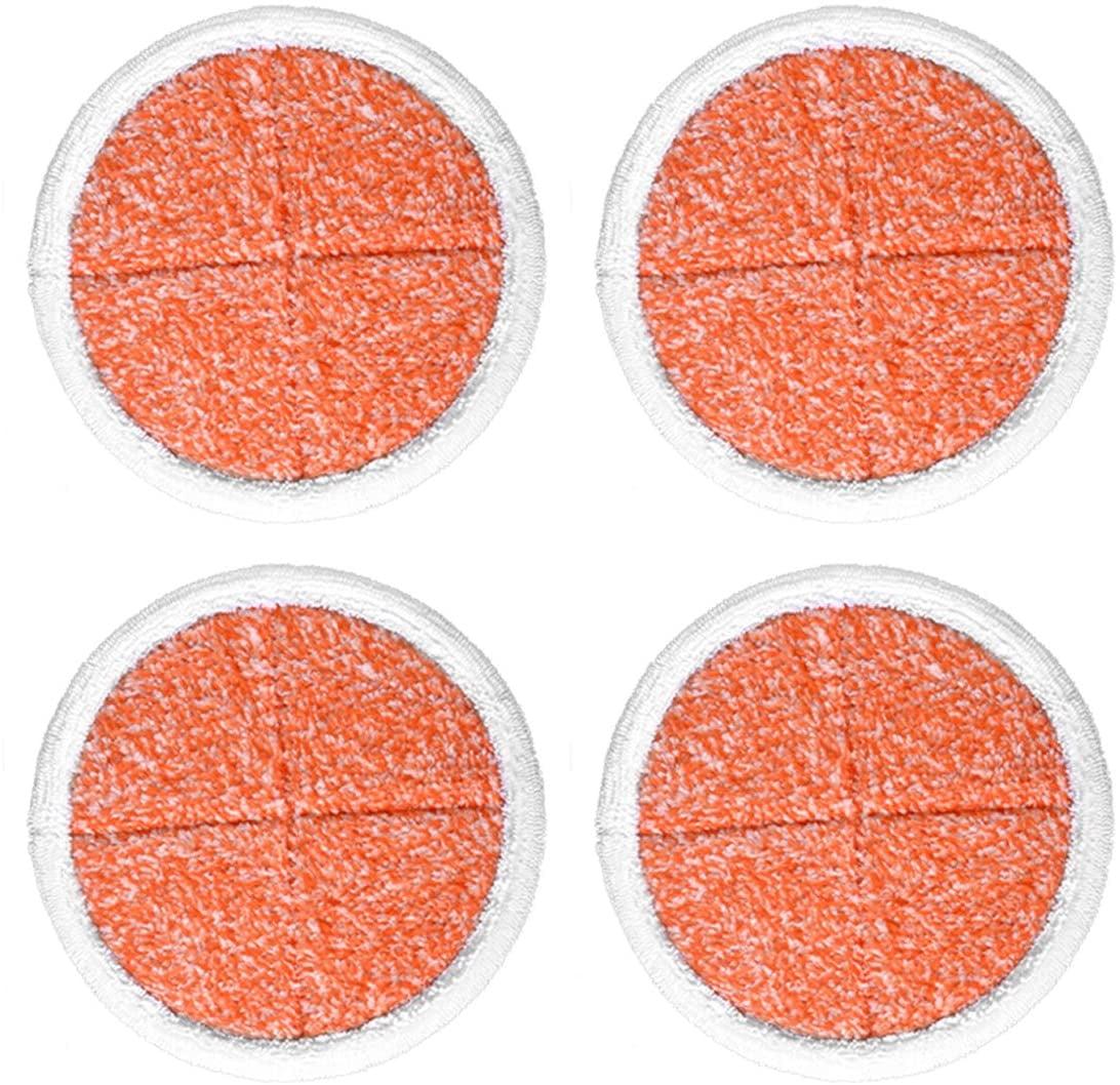 Replacement Bissell Spinwave 2039A 2124 Powered Hard Floor Mop 4 Packs Heavy Scrub Mop Pads