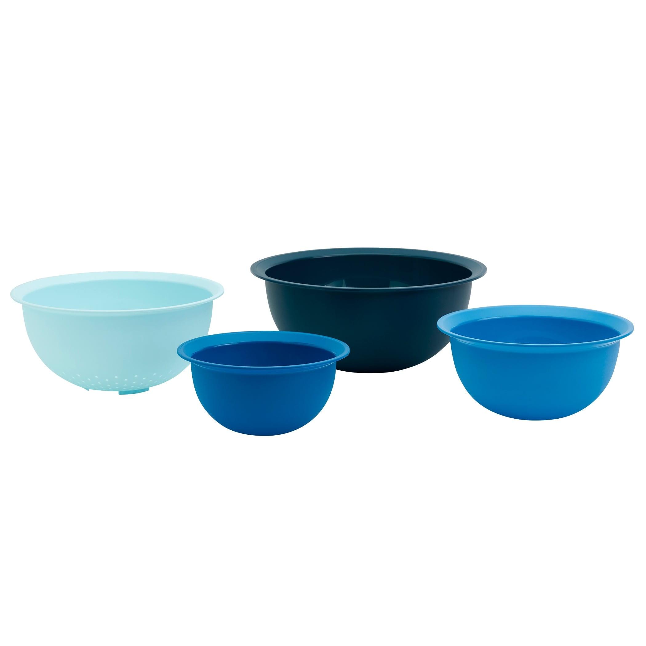 Basic Essentials Basic Essentials 4pc Mixing Bowls & Colander Set