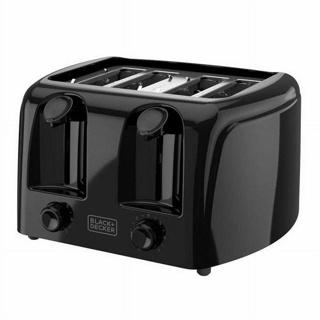 4-Slice Toaster, Black