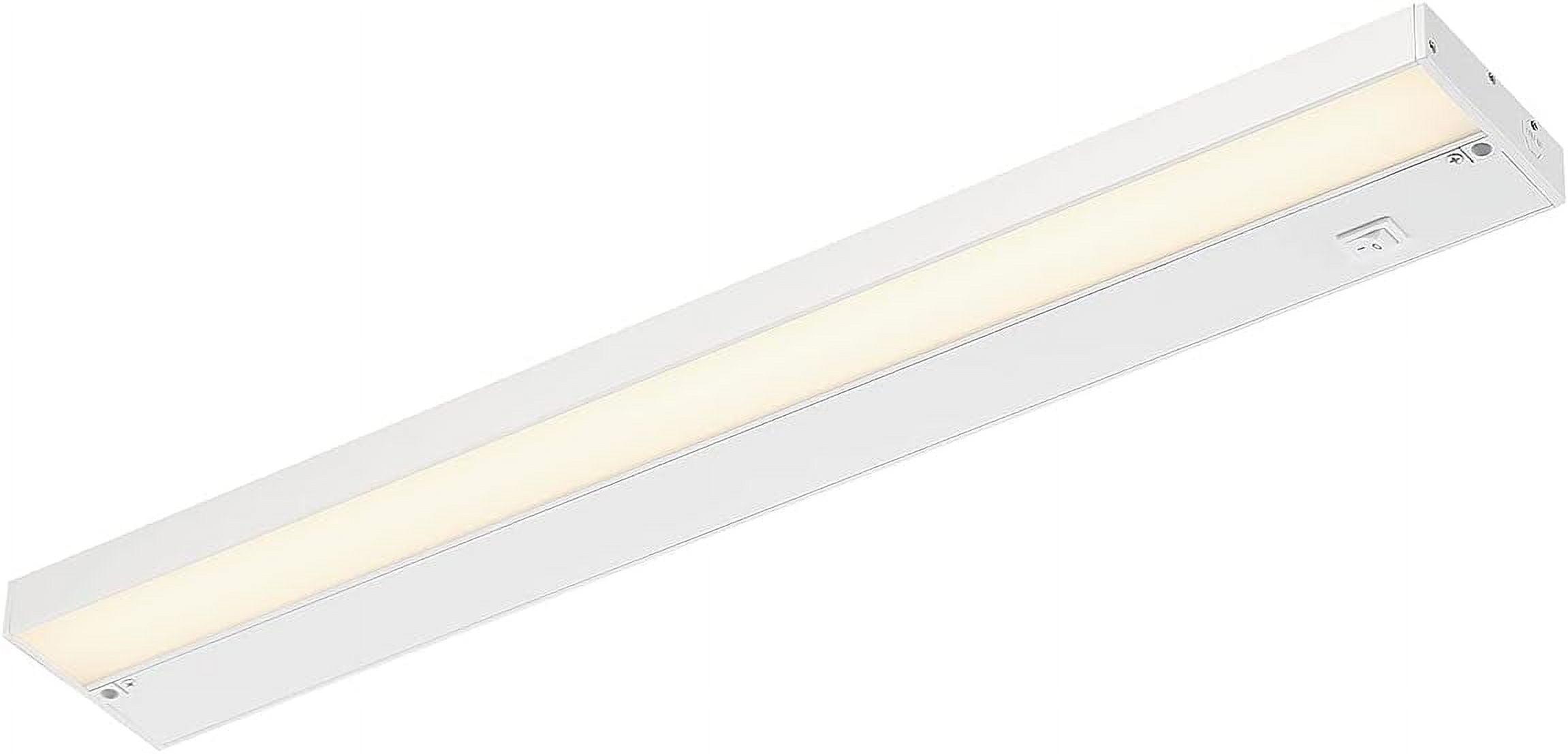 White 24'' LED Under Cabinet Light Bar with Dimmable Feature