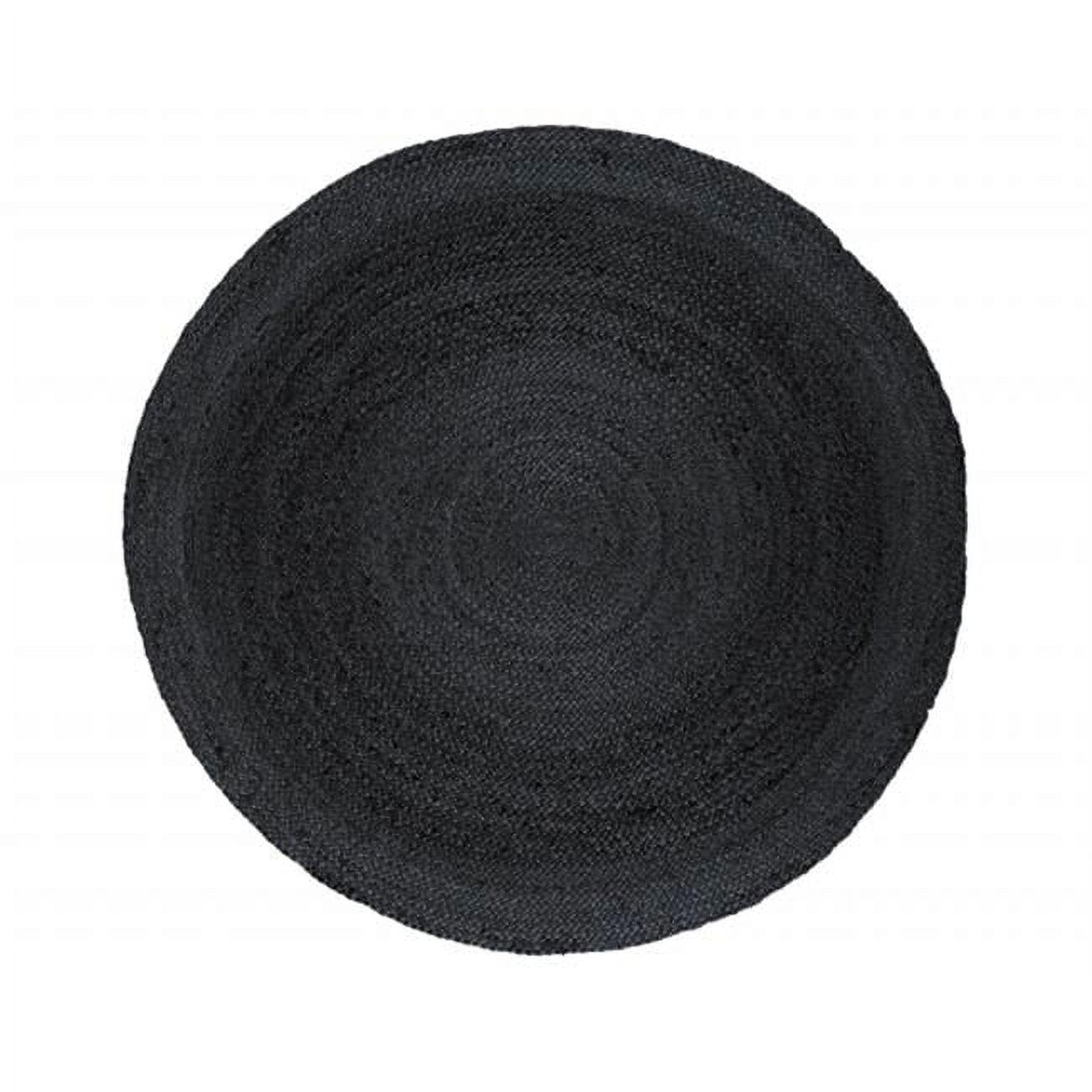 4'x4' Solid Area Rug Gray - Anji Mountain