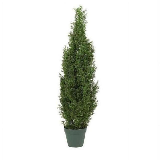 Nearly Natural 4-ft Cedar Tree Artificial Tree (Indoor/Outdoor)