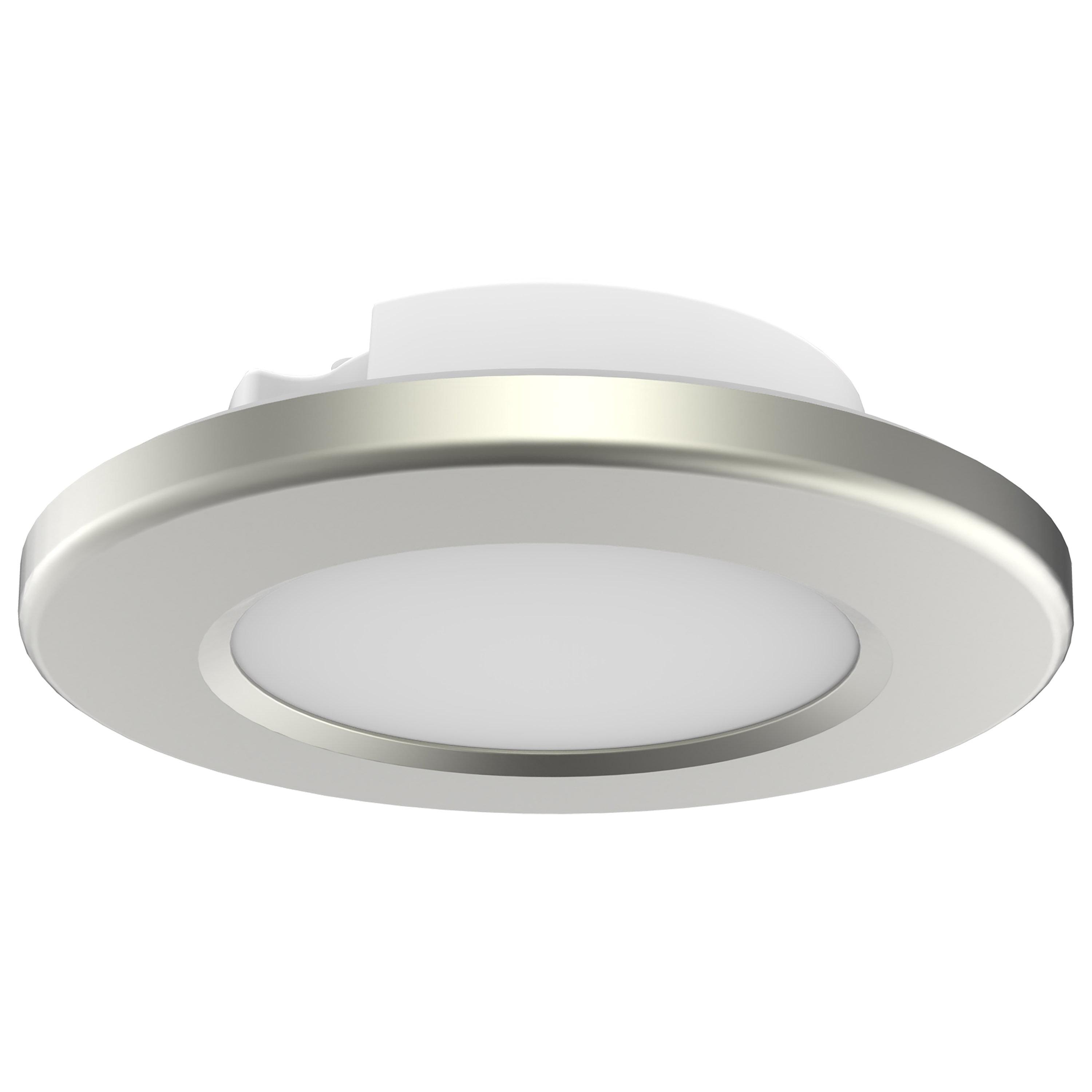Nuvo Lighting 4 inch LED Surface Mount Fixture CCT Selectable 3K/4K/5K Brushed Nickel - Brushed Nickel