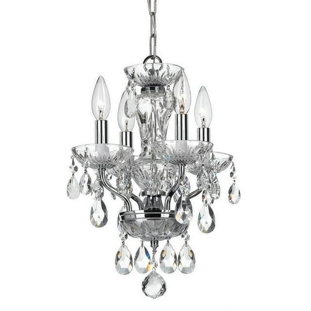 4-light Chrome Mini Chandelier