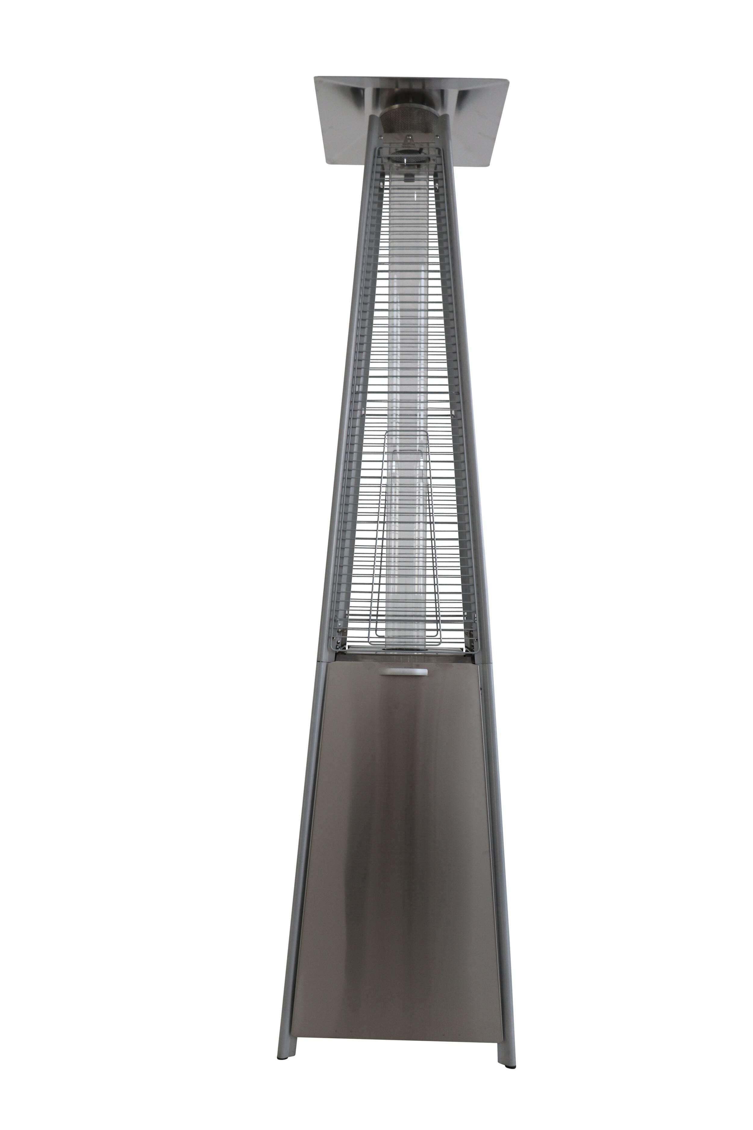 Mocha Stainless Steel 40,000 BTU Propane Standing Patio Heater