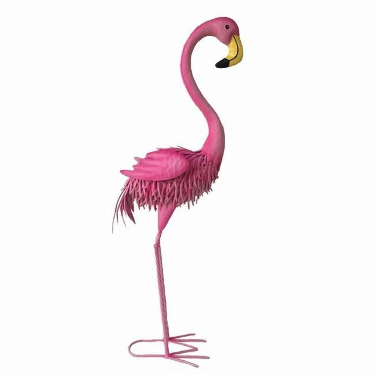 Santas Workshop 36222 40 in. Iron Flamingo