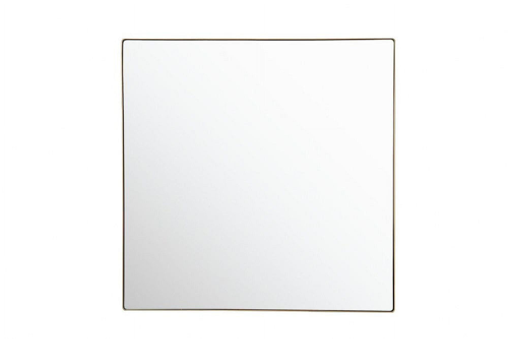 Silerton Metal Square Wall Mirror